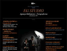 Tablet Screenshot of egstudio.pl